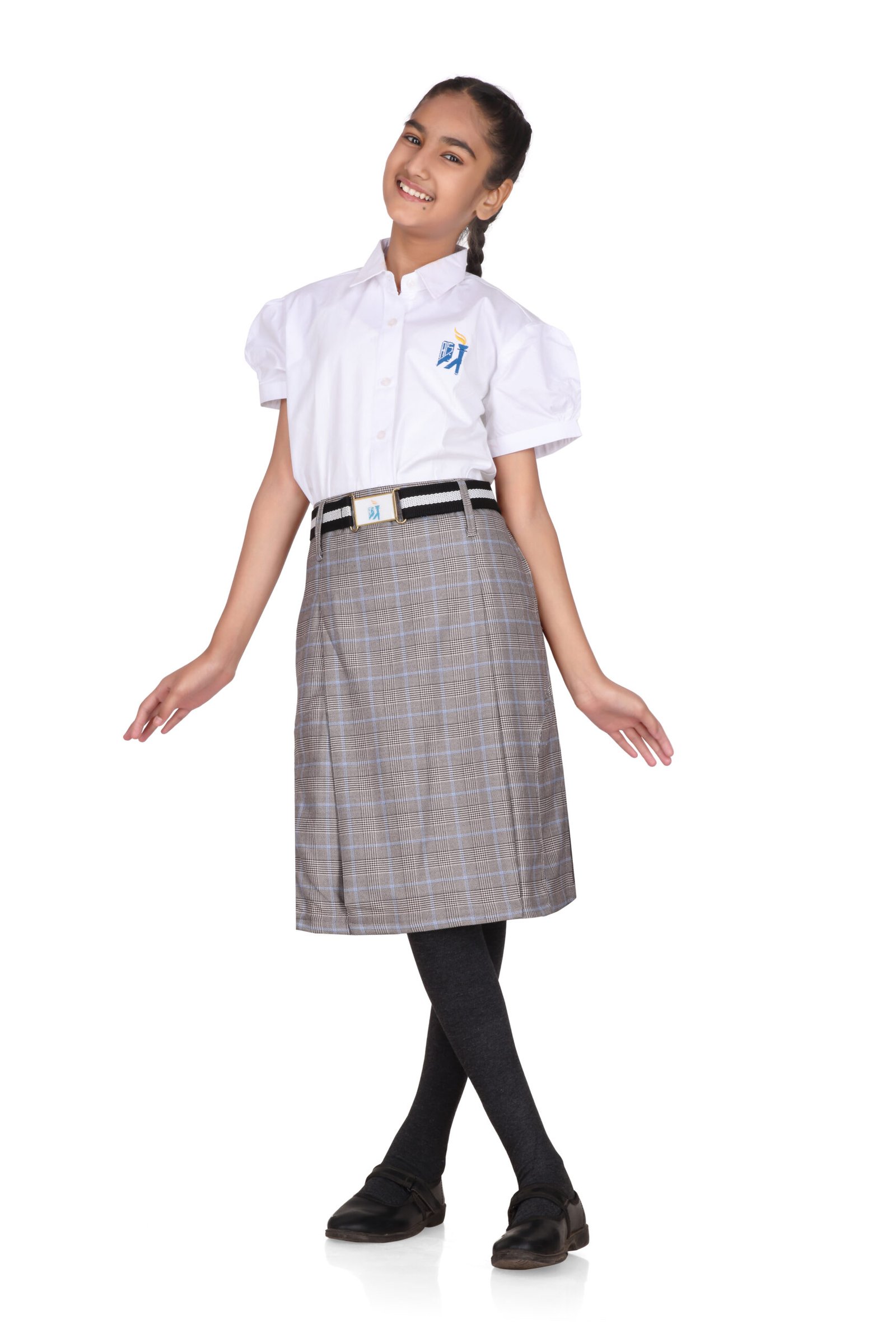Arihant Uniform APT Denim Skirt Buy Online Ahmedabad Gujarat India(1)