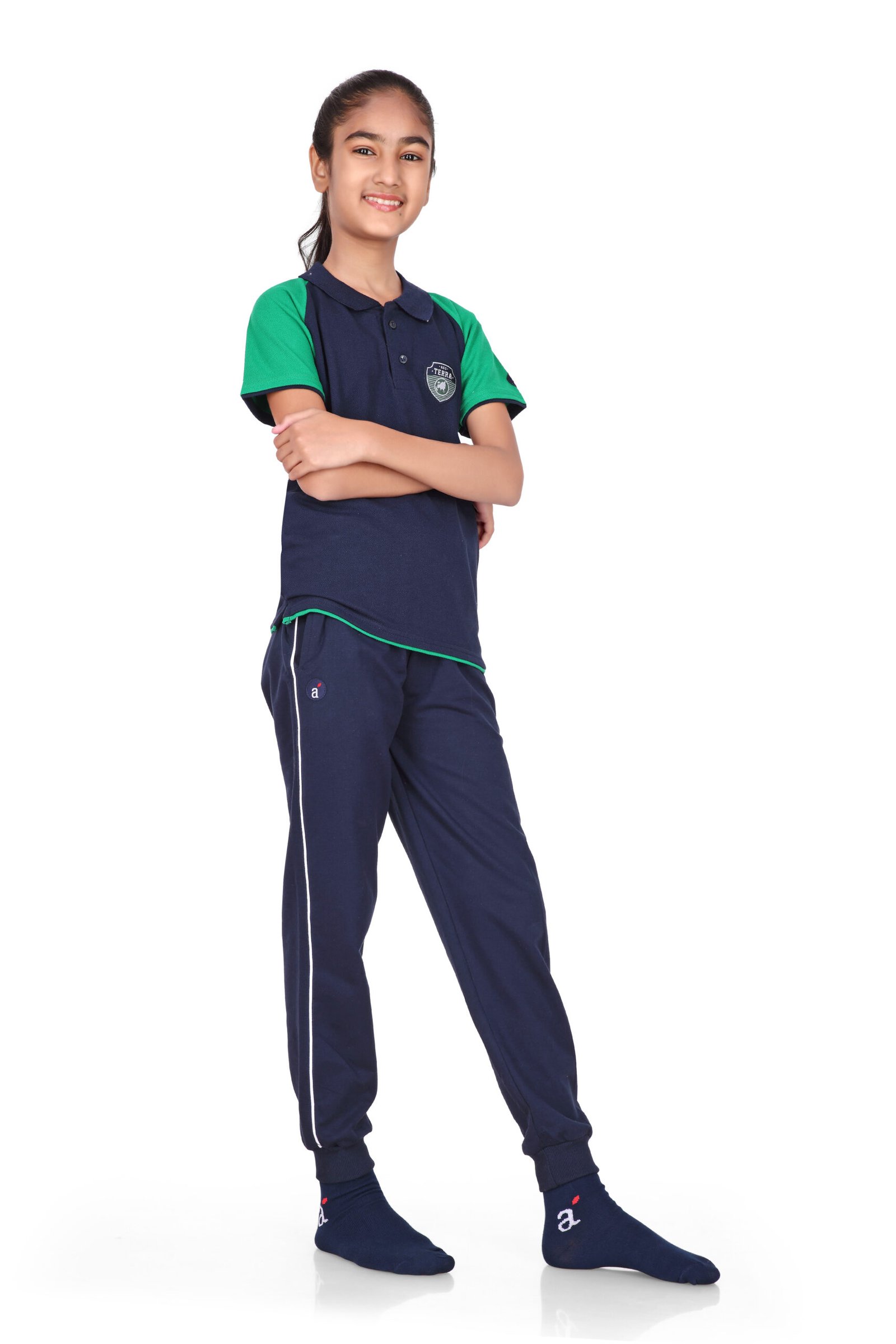 Arihant Uniform Apple Global School Girl boy Sports Track Pant Buy Online Ahmedabad Gujarat India (3)