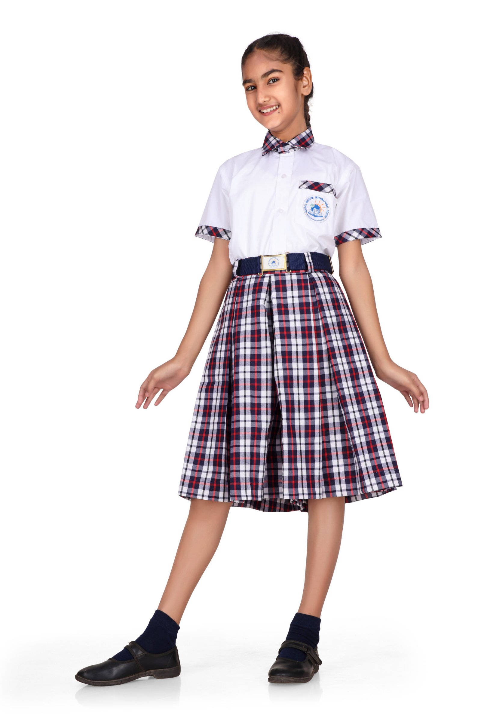 Arihant Uniform Global Mission International School Skirt Buy Online Ahmedabad Gujarat India (1)